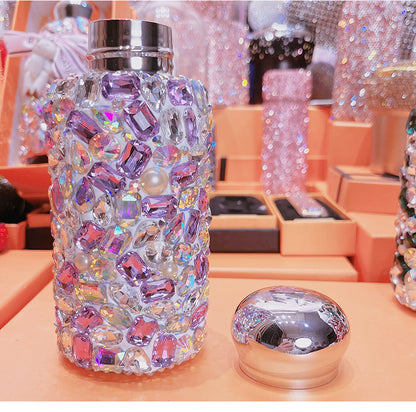 Women's Diamond Cup 304 Stainless Steel Thermos Cup